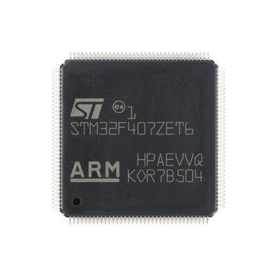 STM32F407ZET6 ARM Cortex-M4 32b MCU+FPU, 210DMIPS, Up To 1MB Flash/192+4KB RAM USBOTG HS/FS Ethernet 17 TIMs 3 ADCs 15 Comm Interfaces & Camera
