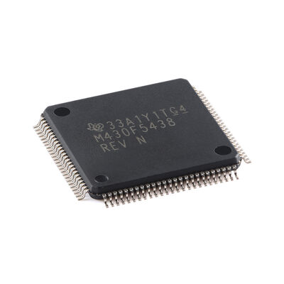 MSP430F5438IPZR 25-MHz MCU With 256-KB Flash 16-KB SRAM 12-bit ADC DMA UART/SPI/I2C Timer HW Multiplier