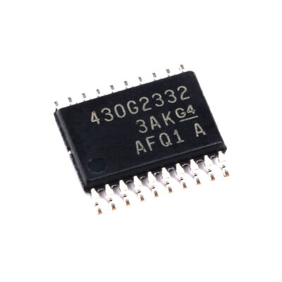 MSP430G2332IPW20 16 MHz MCU With 4KB Flash 256B SRAM 10-bit ADC SPI/I2C Timer