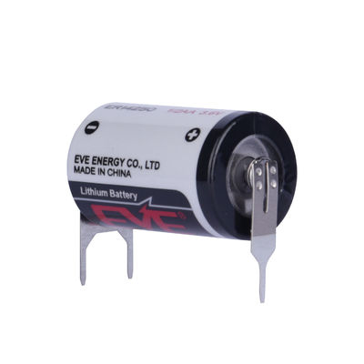 ER14250 1/2AA Instruments Meters Rechargeable Battery 3.6 V Industrial Equipment