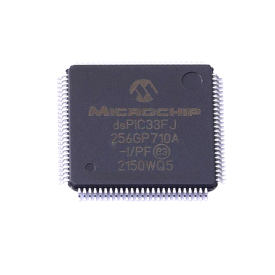 Pengendali Sinyal Digital 16-bit DSP DSC 256KB Flash Dan 30KB SRAM Dengan Prosesor Analog Canggih DSPIC33FJ256GP710A-I/PF