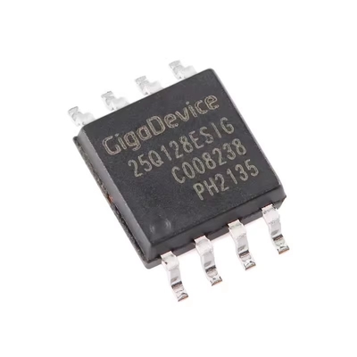 SPI 128m Nor Flash 128mbit 16mx8 133mhz Sop-8 Memori penyimpanan data GD25Q128ESIGR