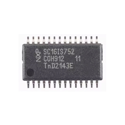Dual UART Converter Ic I2C Bus SPI Interface 64 Bytes FIFOs IrDA SIR SC16IS752IPW 128