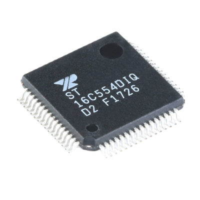 Four Channel  UART IC 16 Byte 2.97V To 5.5V ST16C554DIQ64-F