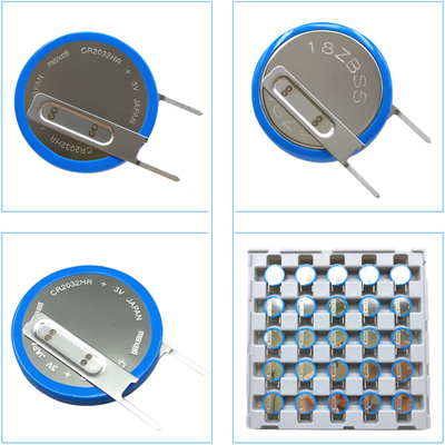 Heat Resistant Coin Lithium Ion Battery Manganese Dioxide Batteries Industrial CR2032HR