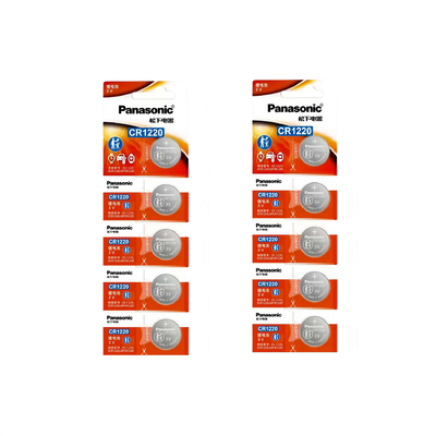 Panasonic CR1220 3V Lithium Coin Battery 60mAh 12x2.0mm