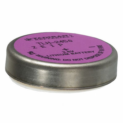 TLH-2450 High-temperature Resistant Non-Rechargeable 550mAh Lithium Battery For Tire Pressure Monitoring Systems And Industrial Utilities