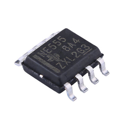 NE555 Timer Precision Timing Circuit with TTL-Compatible Output in SOIC-8 Package and 4.5V Min Supply Voltage