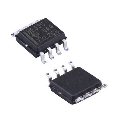 NE555 Timer Precision Timing Circuit with TTL-Compatible Output in SOIC-8 Package and 4.5V Min Supply Voltage