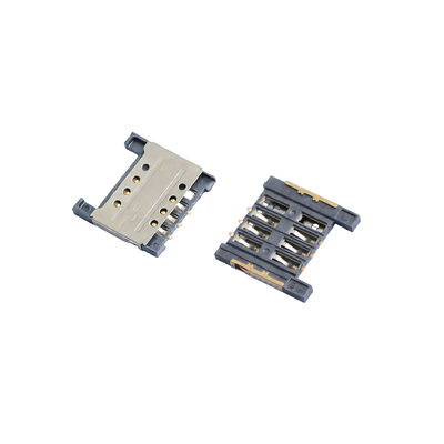1.8mm Height Plug-and-play MiniSIM Card Slot with Iron Shell Extended Type for Secure Connectivity