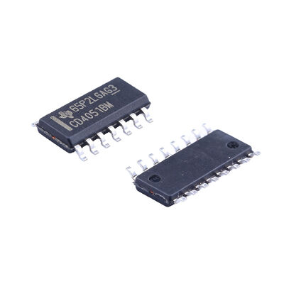 CD4051BM96 8-Channel Analog Multiplexer Switch IC with Bidirectional Signal Path and Low Static Power Consumption