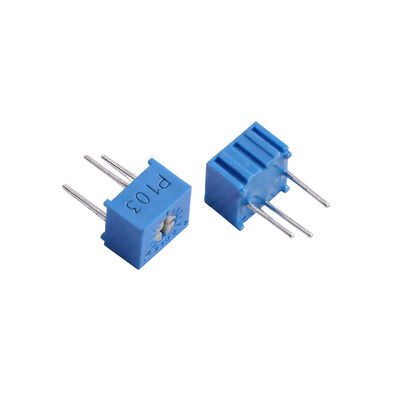 10 kOhms 500 mW Single Turn Trimmer Resistor Through Hole Adjustable Resistor for Precision Tuning