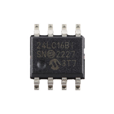 24LC16BT-I/SN 16K I²C™ Serial EEPROM Single Supply with Operation down to 1.7V for 24AA16 Devices, 2.5V for 24LC16B Devices
