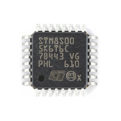 STM8S005K6T6C Value Line 16 MHz STM8S 8-bit MCU 32 Kbytes Flash DataEEPROM 10-bit ADC Timers UART SPI I²C