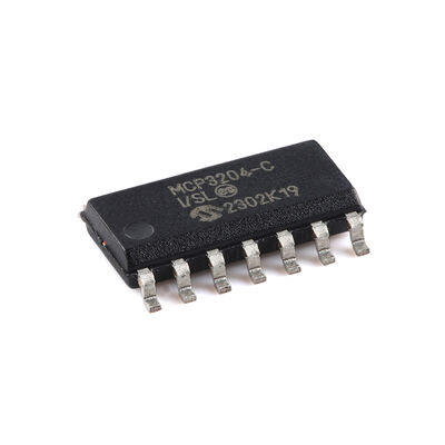 MCP3204-CI/SL 2.7V 4-Channel/8-Channel 12-Bit A/D Converterswith SPI Serial Interface
