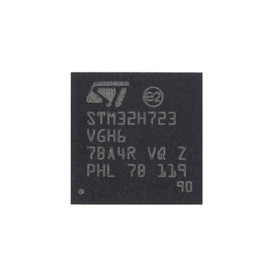 STM32H723VGH6 Arm® Cortex®-M7 32-bit 550 MHz MCU Up To 1MB Flash 564KBRAM Ethernet USB 3x FD-CAN Graphics 2x 16-bit ADCs 