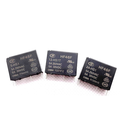 Relai Daya Sedang Ultra Kecil 250VAC Seri HF46F
