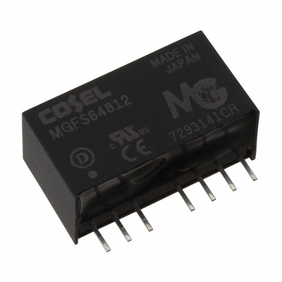 10.5W Isolated Dc Dc Converter Module 18 - 76Vin 15V 0.7A PCB SIP8 MGFS104815