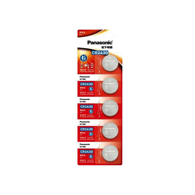 Panasonic CR2430 3V Lithium Coin Battery 800mAh 24mm
