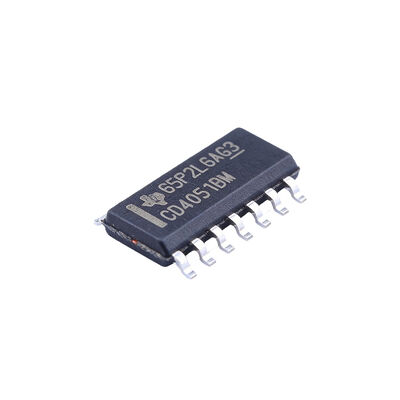 CD4051BM96 8-Channel Analog Multiplexer Switch IC with Bidirectional Signal Path and Low Static Power Consumption