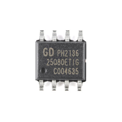 GD25Q80ETIG NOR FLASH 균일 섹터 듀얼 및 쿼드 직렬 플래시 SPI 400us 133MHz